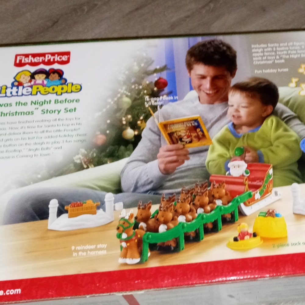 Fisher-price little people Santa's sleigh
